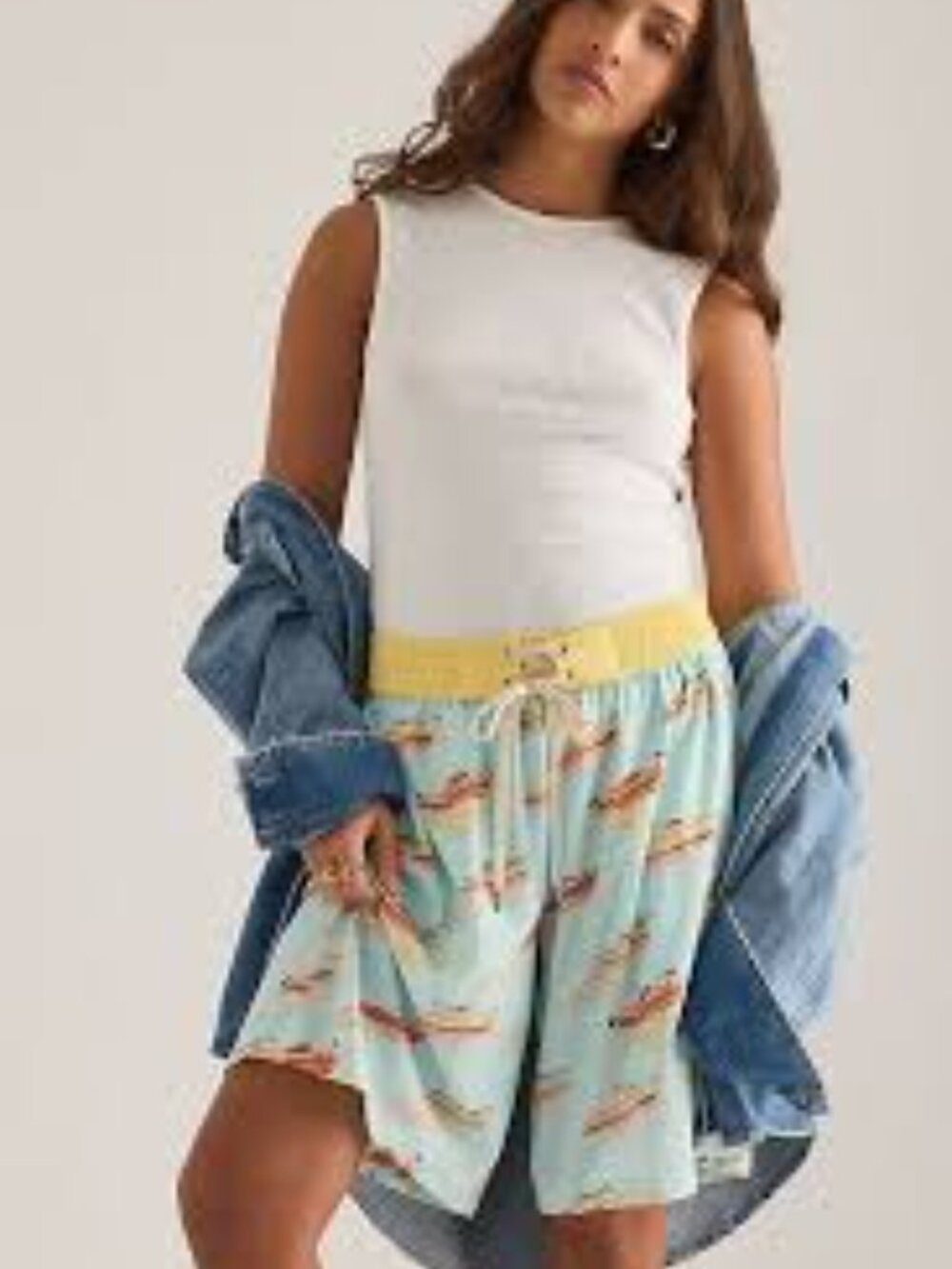 Celandine Long Board Shorts LG NWT